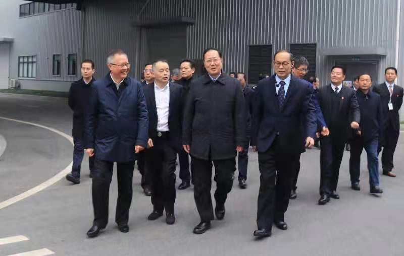 省委副书记、代省长毛伟明，市委书记龚文密等到谈球吧智能制造(邵阳)有限公司调研